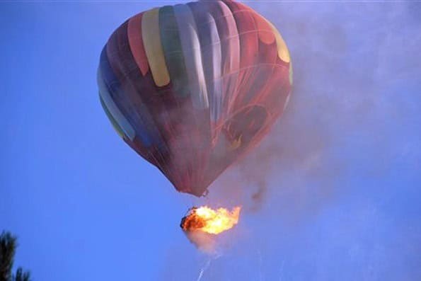 Balão não tripulado coloca a segurança em risco (Imagem: Divulgação Força Aérea)