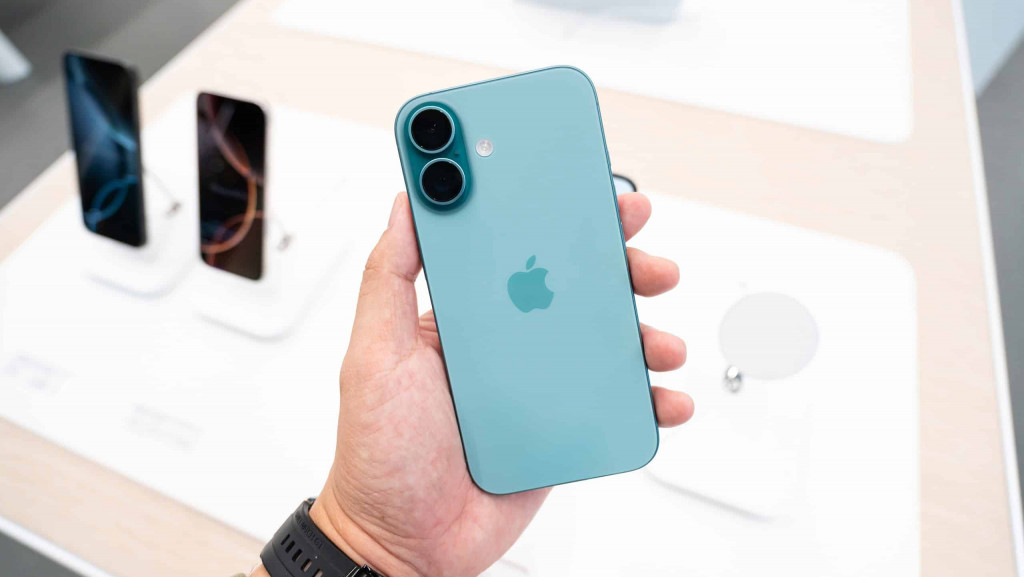 Traseira de um iPhone