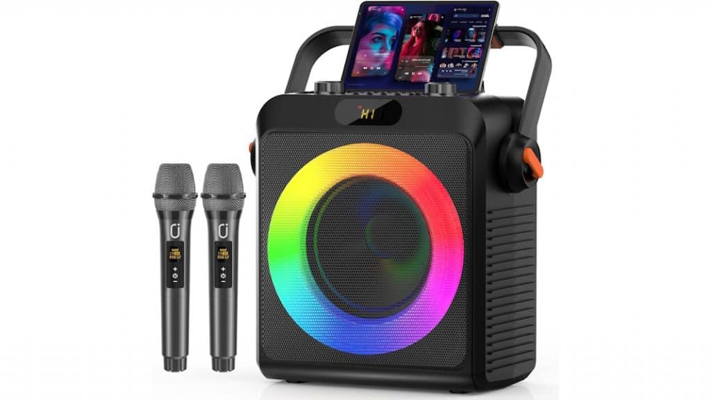 JYX Karaokê com 2 microfones sem fio