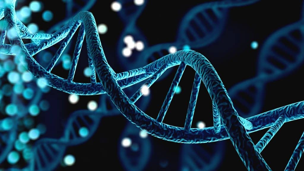 ilustração de estrutura de dna