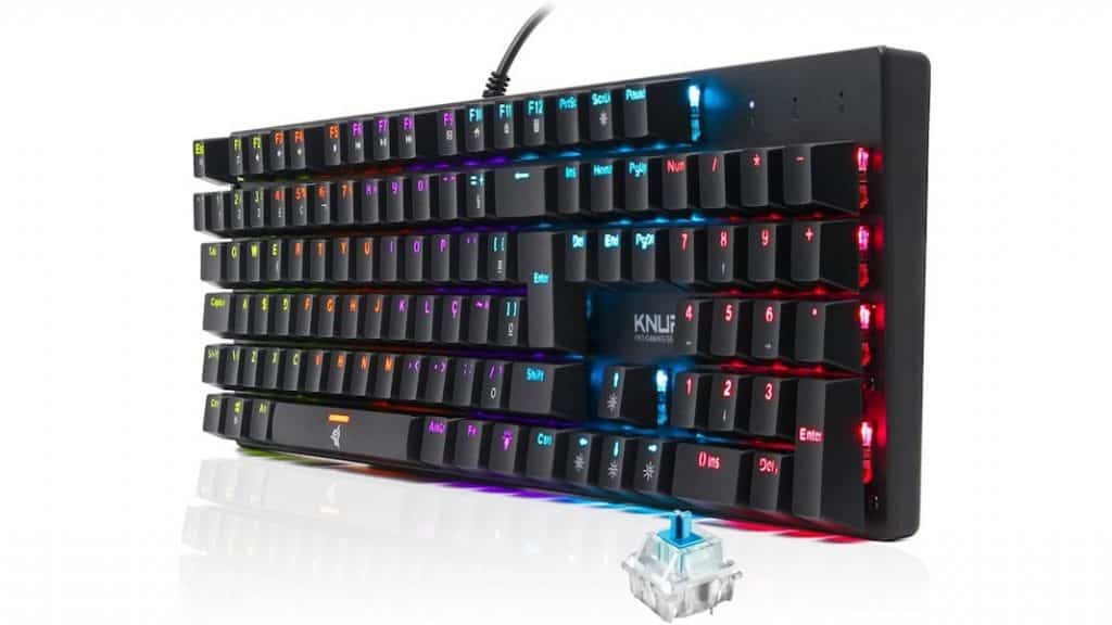 Teclado Mecânico Gamer Knup ABNT2