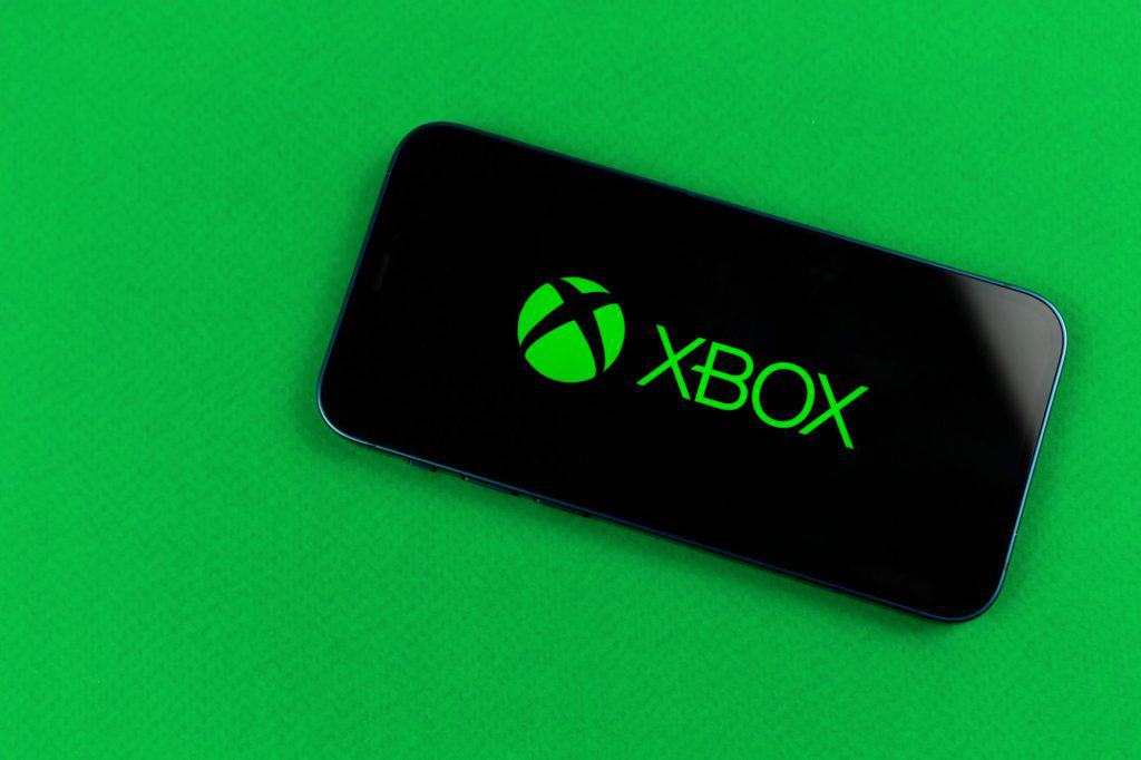 Logo do Xbox em um Smartphone