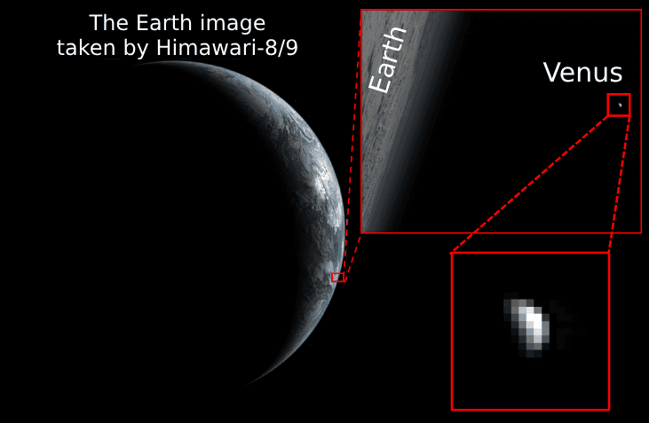 Imagem de Vênus coletada pelos satélites atmosféricos