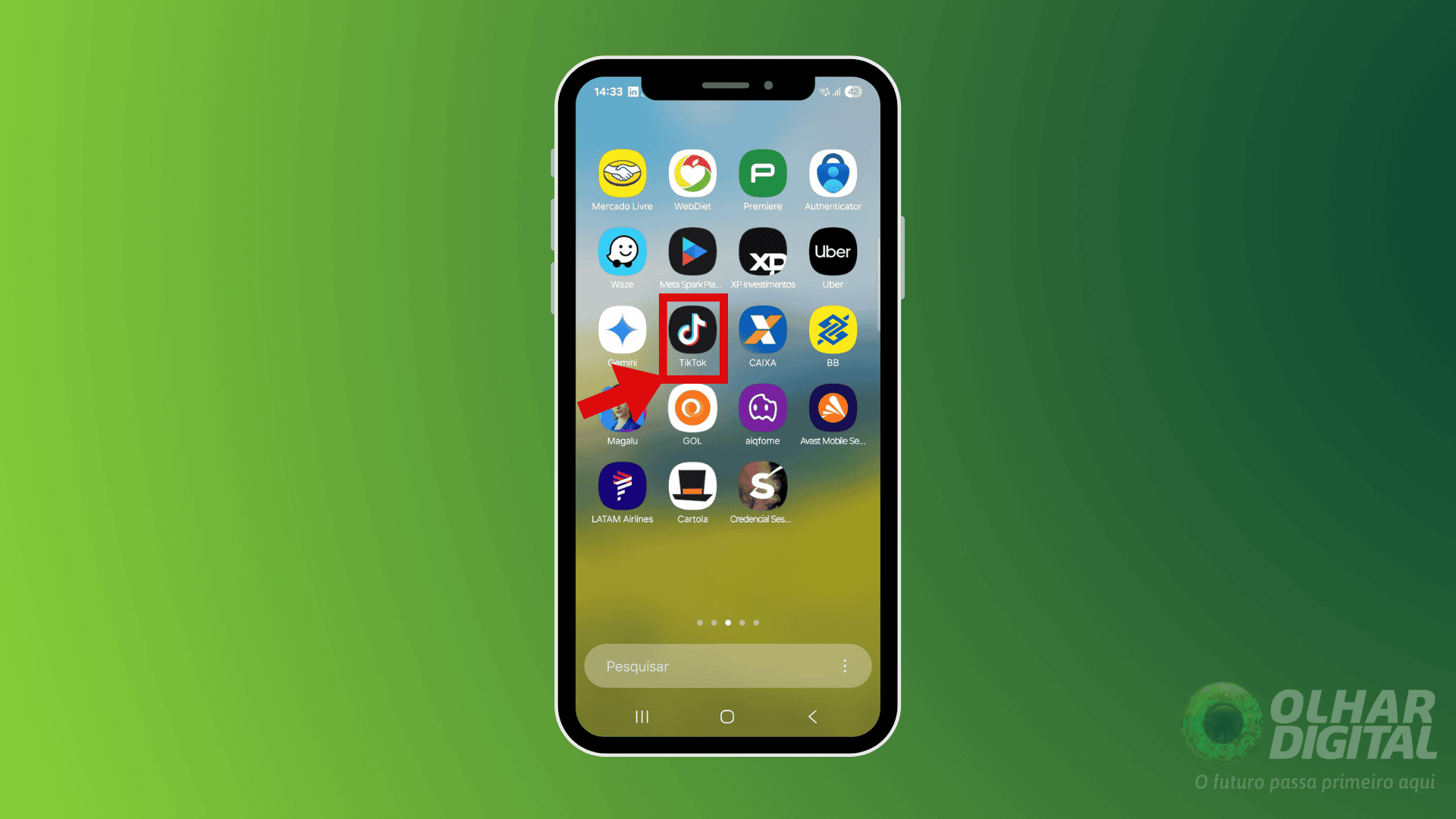 Passo 1 para encontrar produtos no TikTok Shop