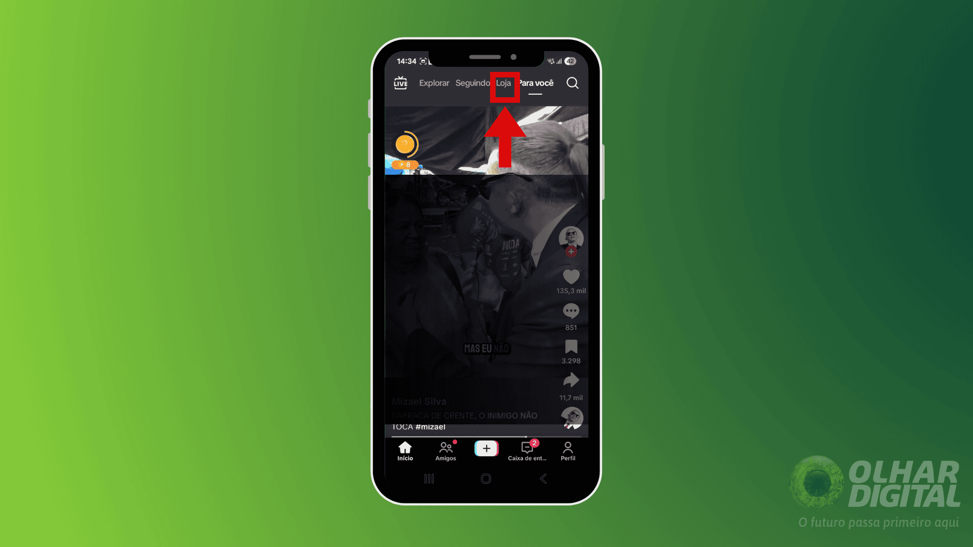 Passo 2 para encontrar produtos no TikTok Shop