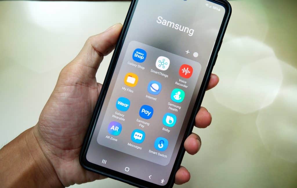 Samsung Bixby e aplicativos