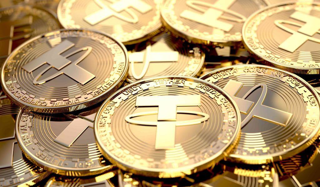 Ilustração do stablecoin tether