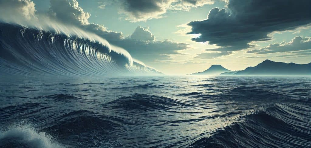 Simulação de um tsunami