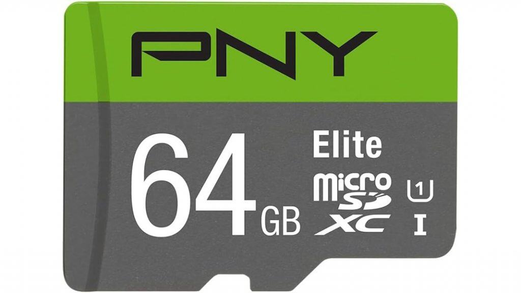 Cartão PNY Elite microSDXC 64GB