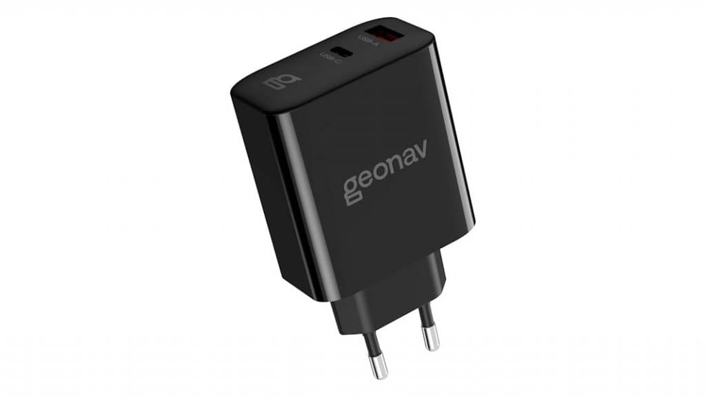 Geonav Carregador Universal SuperPower GaN Duo CH48PDQCBK (Preto)