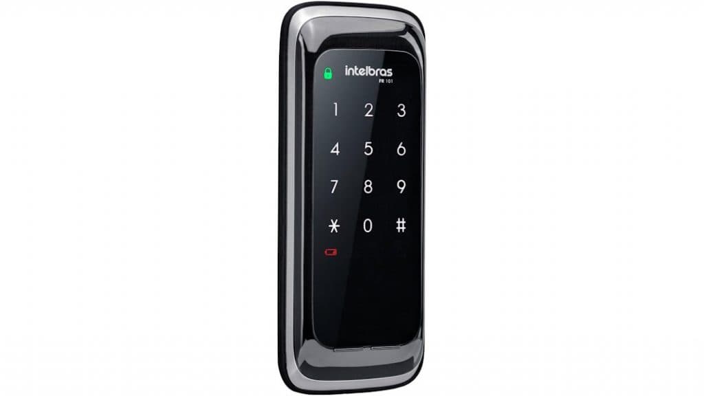 Fechadura Digital de Sobrepor Touch Screen FR 101 Intelbras (Preto)