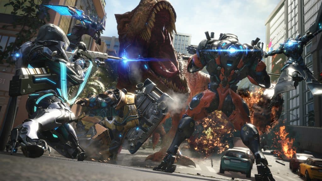 dinossauros e robos