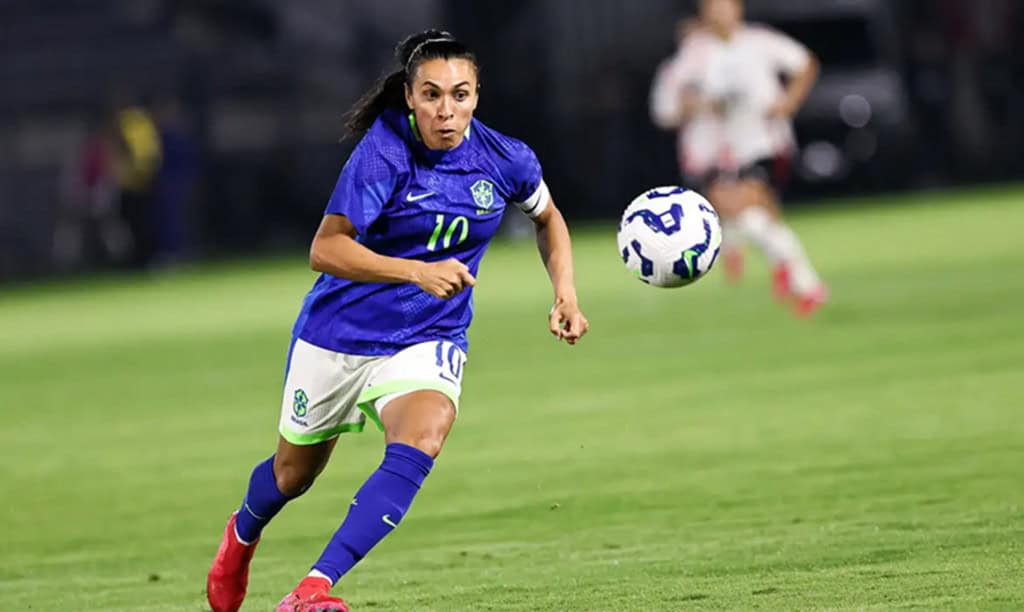 marta, jogadora da seleção brasileira feminina