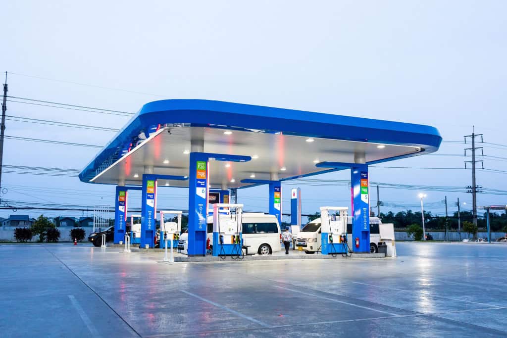 Imagem ilustrativa de um posto de gasolina