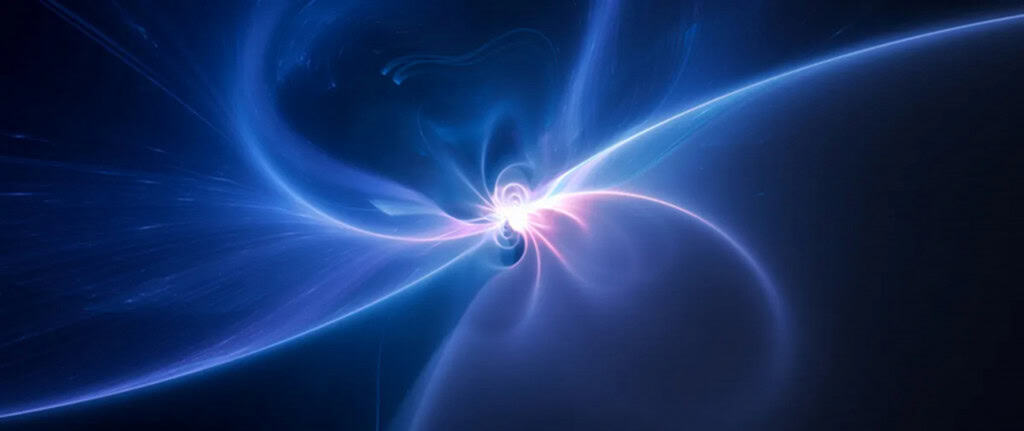 Sinal de rádio vindo de um pulsar