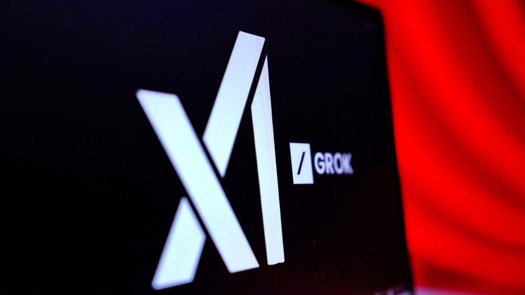 Logos de xAI e Grok
