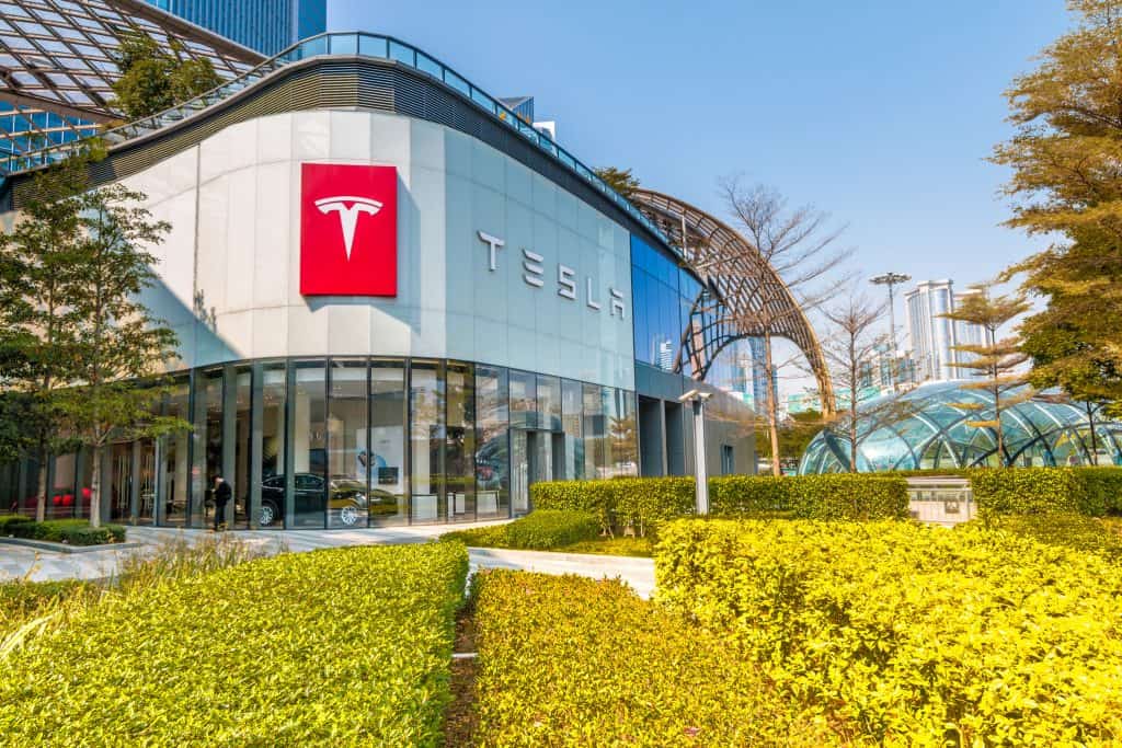 Loja da Tesla em Guangzhou, na China