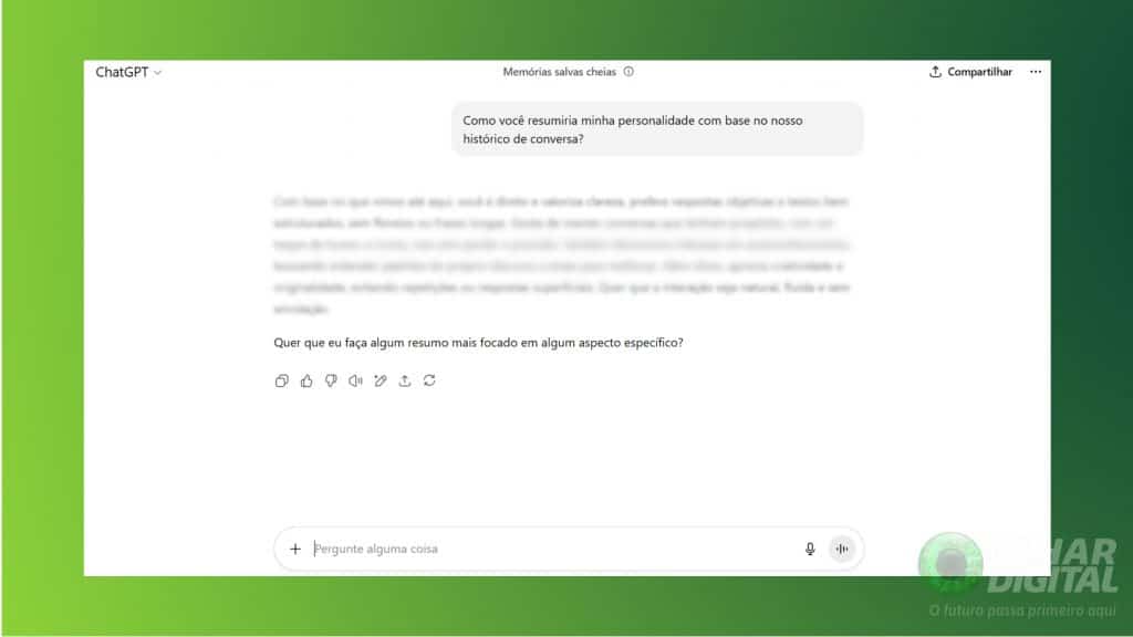 Print de um prompt no chatgpt