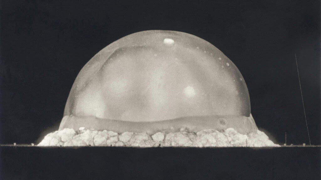 Explosão nuclear do Teste Trinity