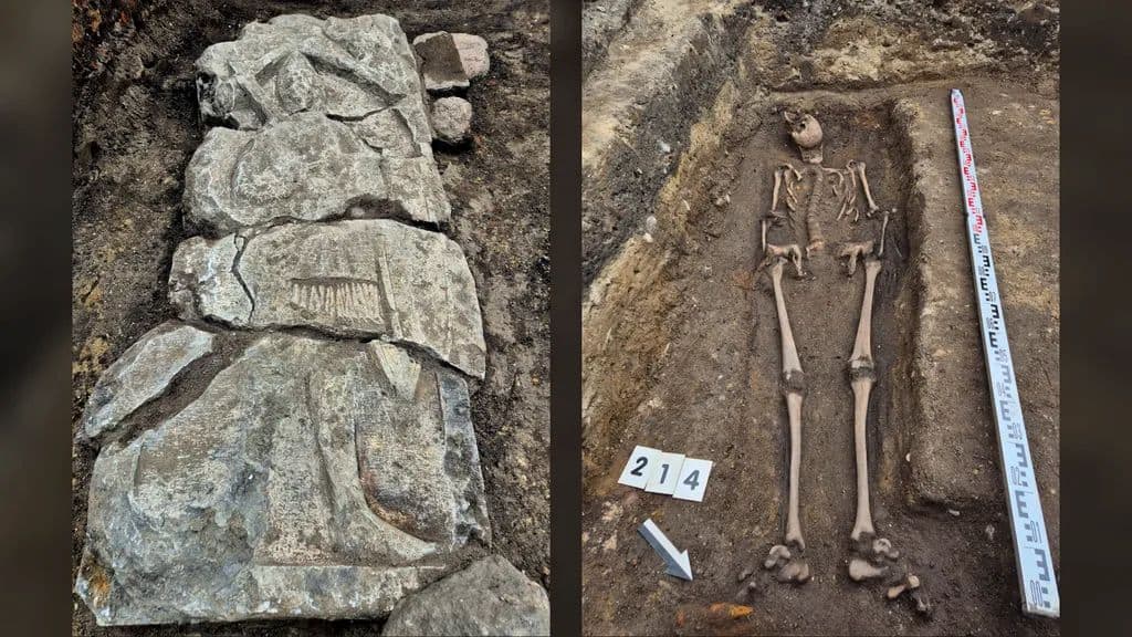 Ter sua figura esculpida na tumba era raro na Polônia medieval, segundo arqueóloga.