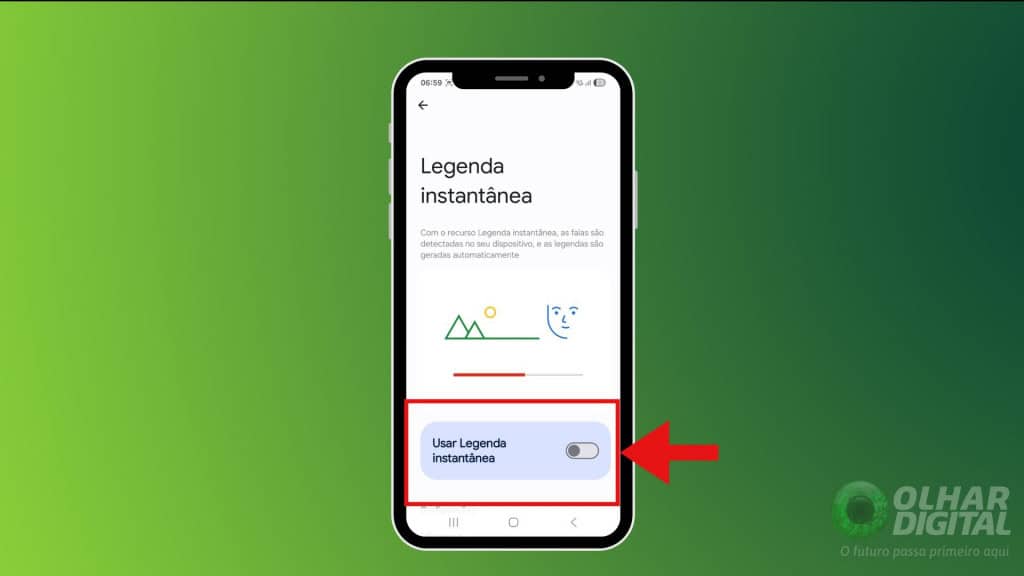 Legenda no celular