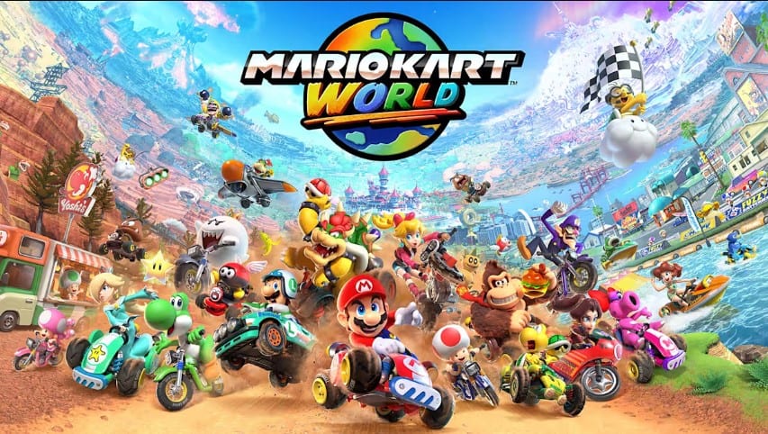 Jogo Mario Kart World