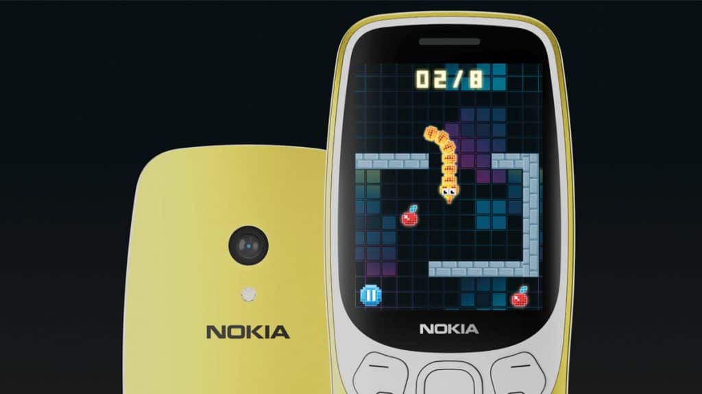 Jogo da cobrinha no celular Nokia 3210