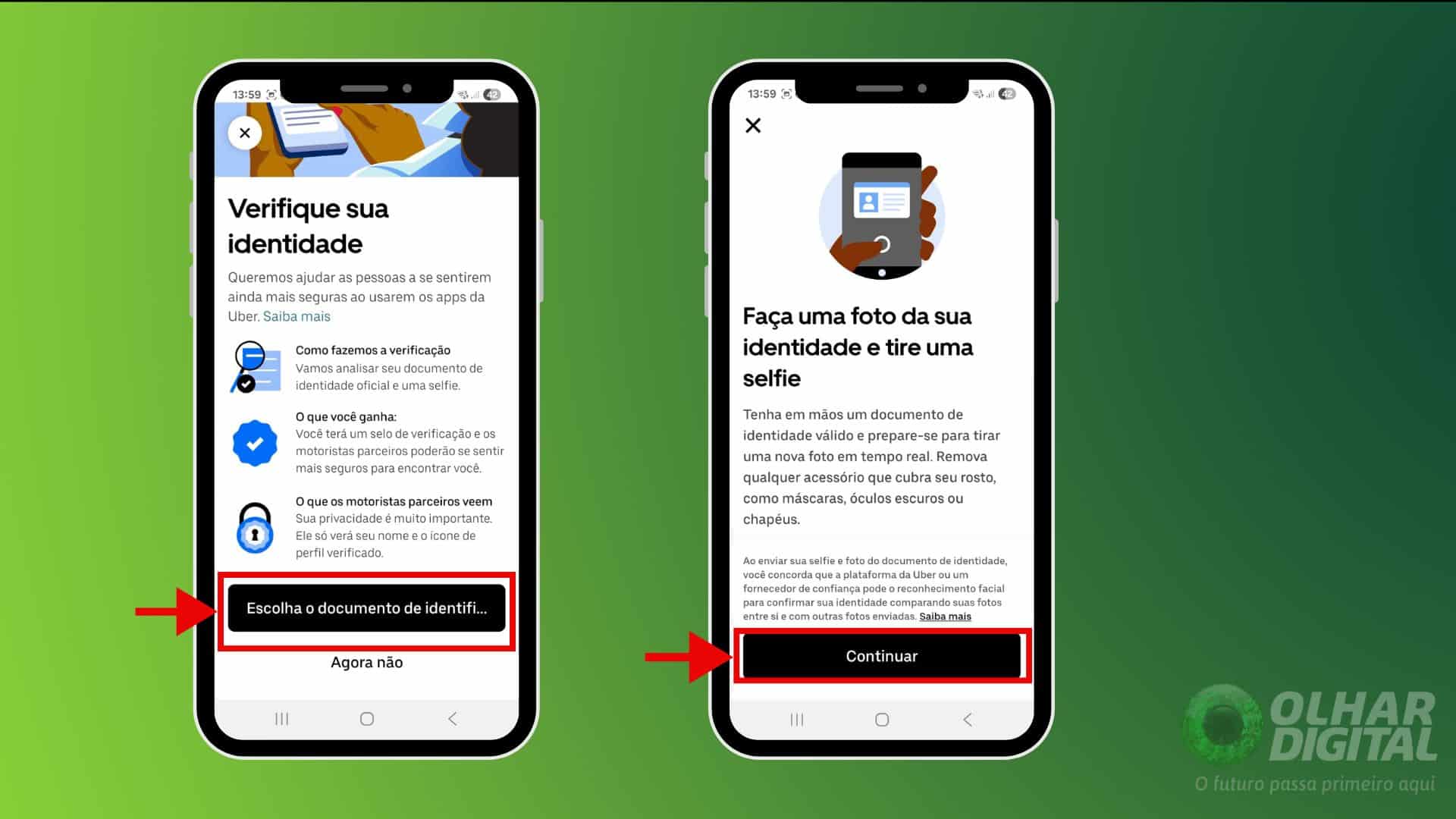 Verificação Uber