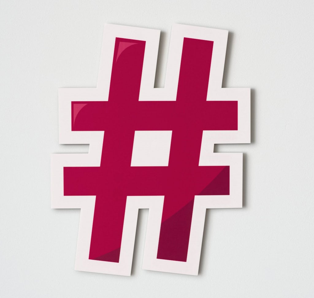 ilustração de hashtag