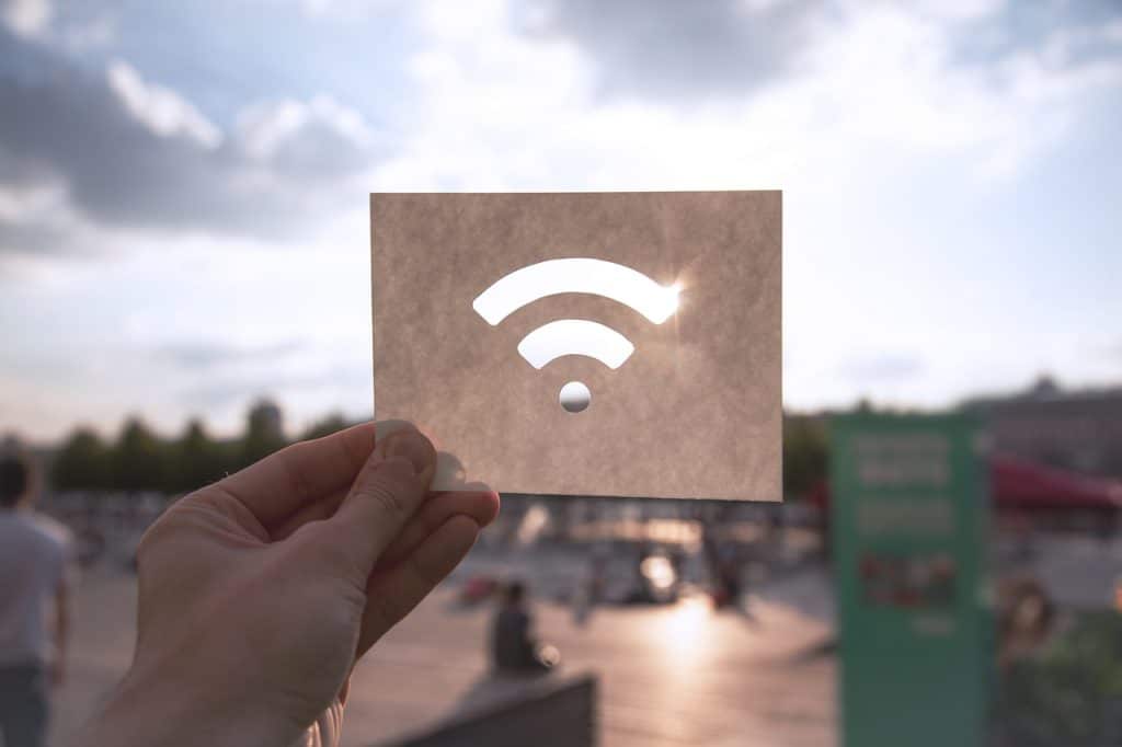 Ilustração de rede Wi-Fi