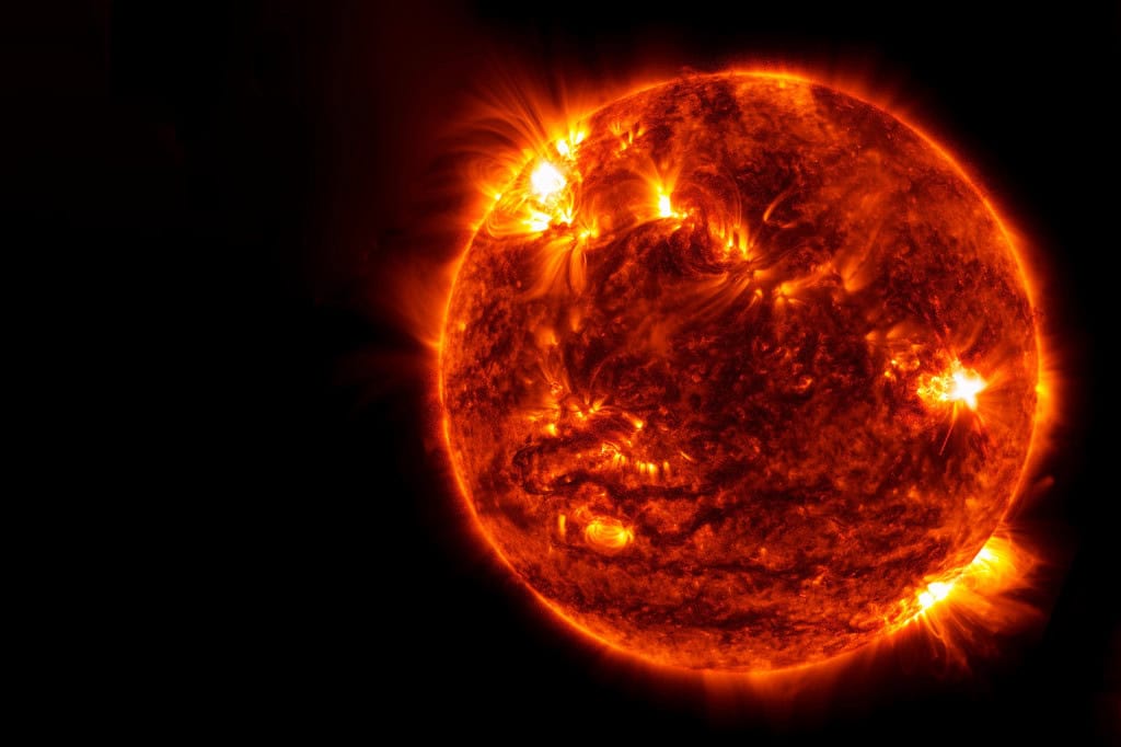 Sol visto do Espaço