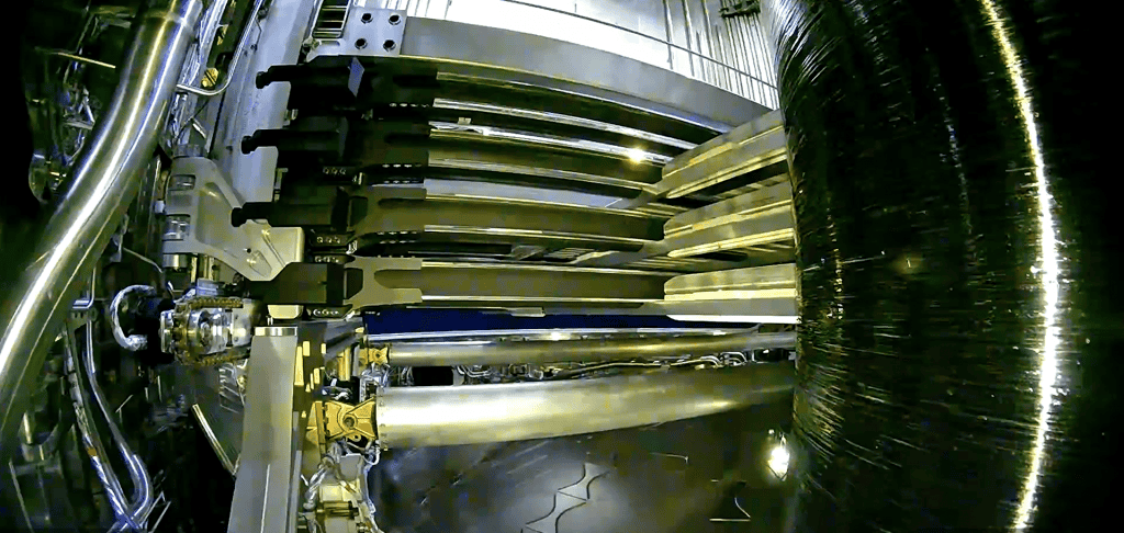 Super Heavy liberando os satélites