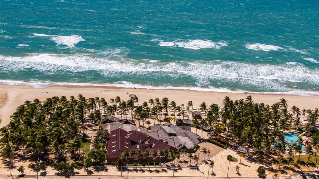 Praia do Futuro, em Fortaleza (Ceará)