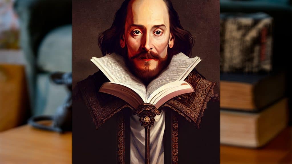 Pintura de William Shakespeare