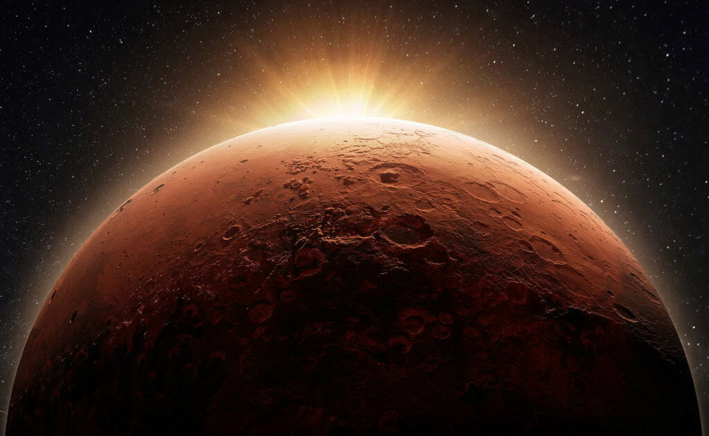 Arte da vista de Marte