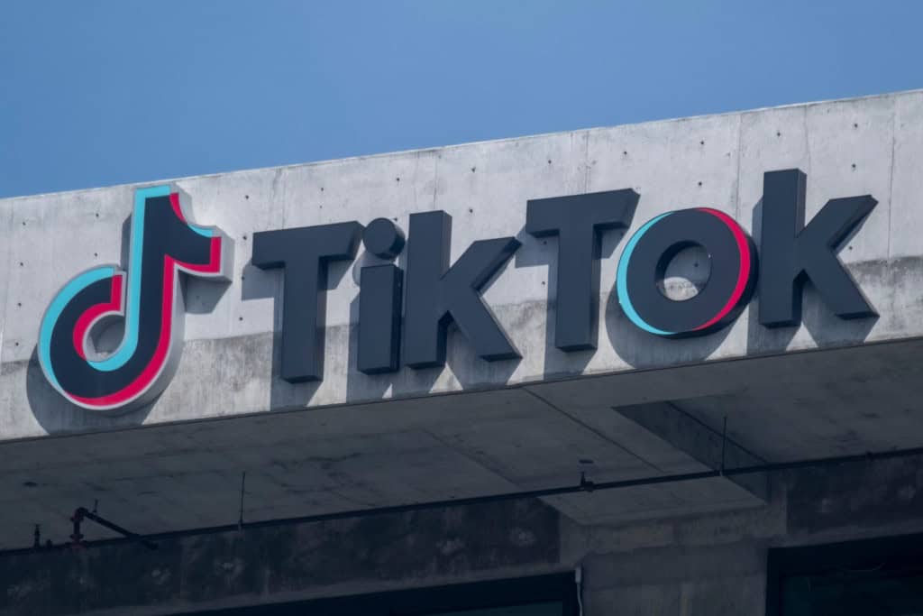 Fachada do TikTok