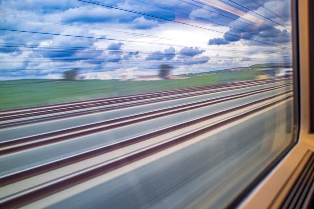Janela de um trem