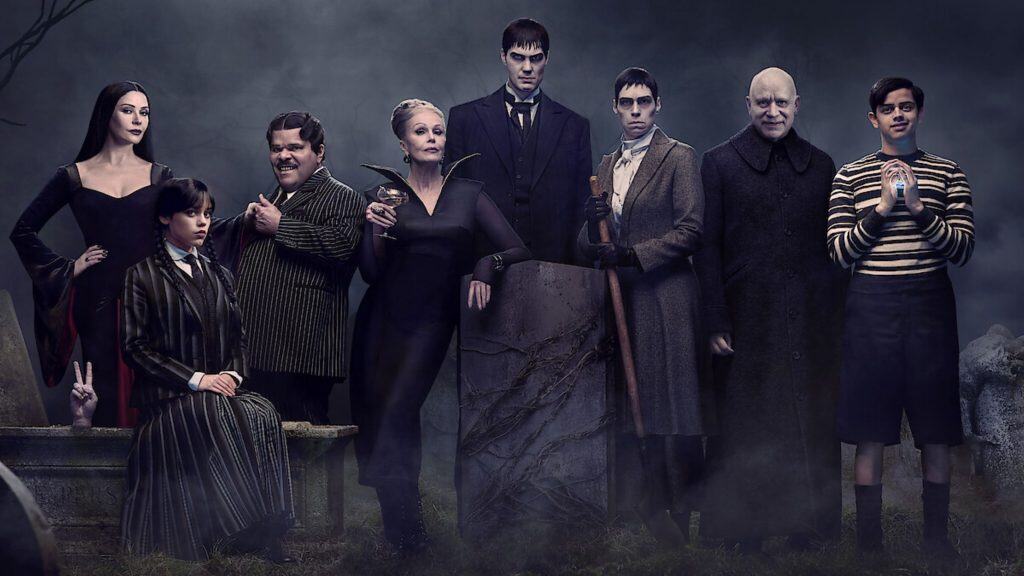 Wandinha e familia