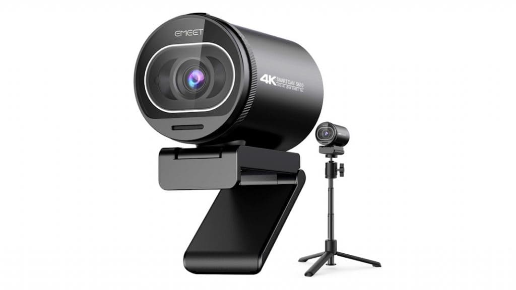 EMEET Webcam 4K S600 com Tripé